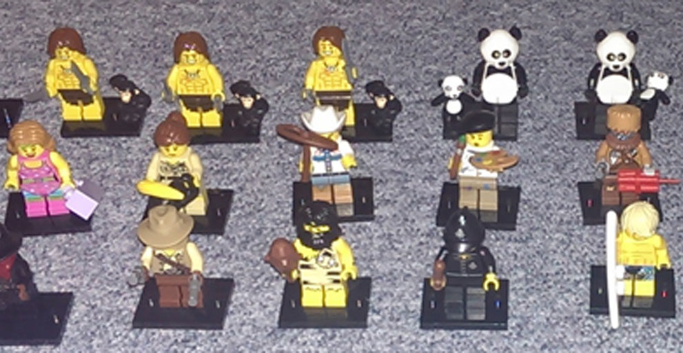 Lego Minifiguren doppelt und dreifach